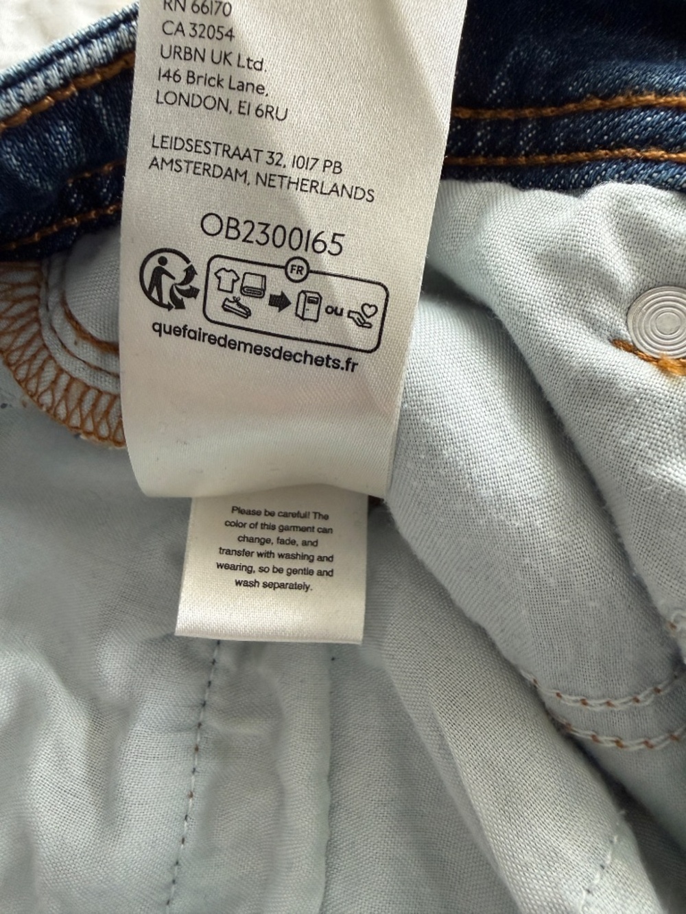 Anthropologie Pilcro Biker Mid-Rise Flare Jeans Size 26 - Picture 9 of 9